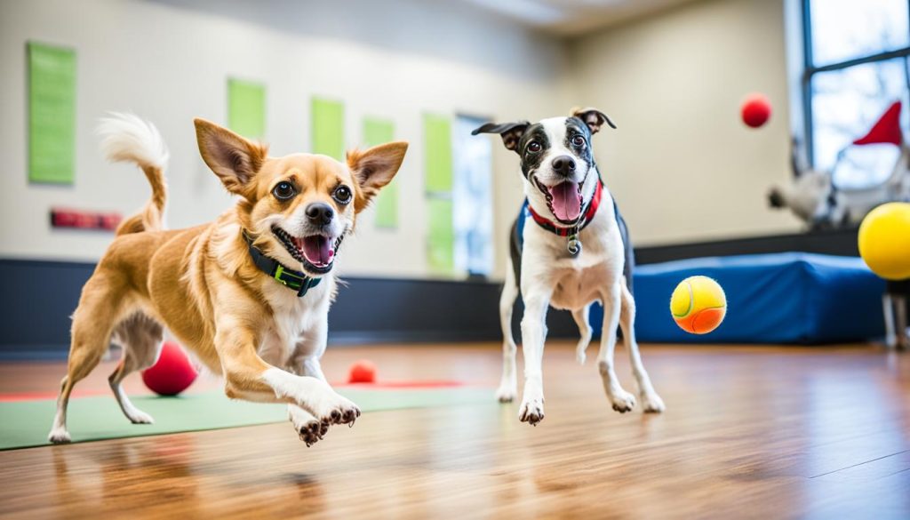 Diverse Canine Personalities at Daycare